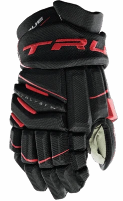 True Hockey True Catalyst 5X Senior Hockey Gloves -True Hockey CT5xGlove Black Red 3a6ce79f eaad 4b4a 8356 055a6a952174
