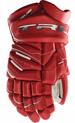 True Hockey True Catalyst 9X Junior Hockey Gloves -True Hockey CT9xGlove Red